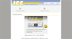 Desktop Screenshot of iccaulavirtual.com